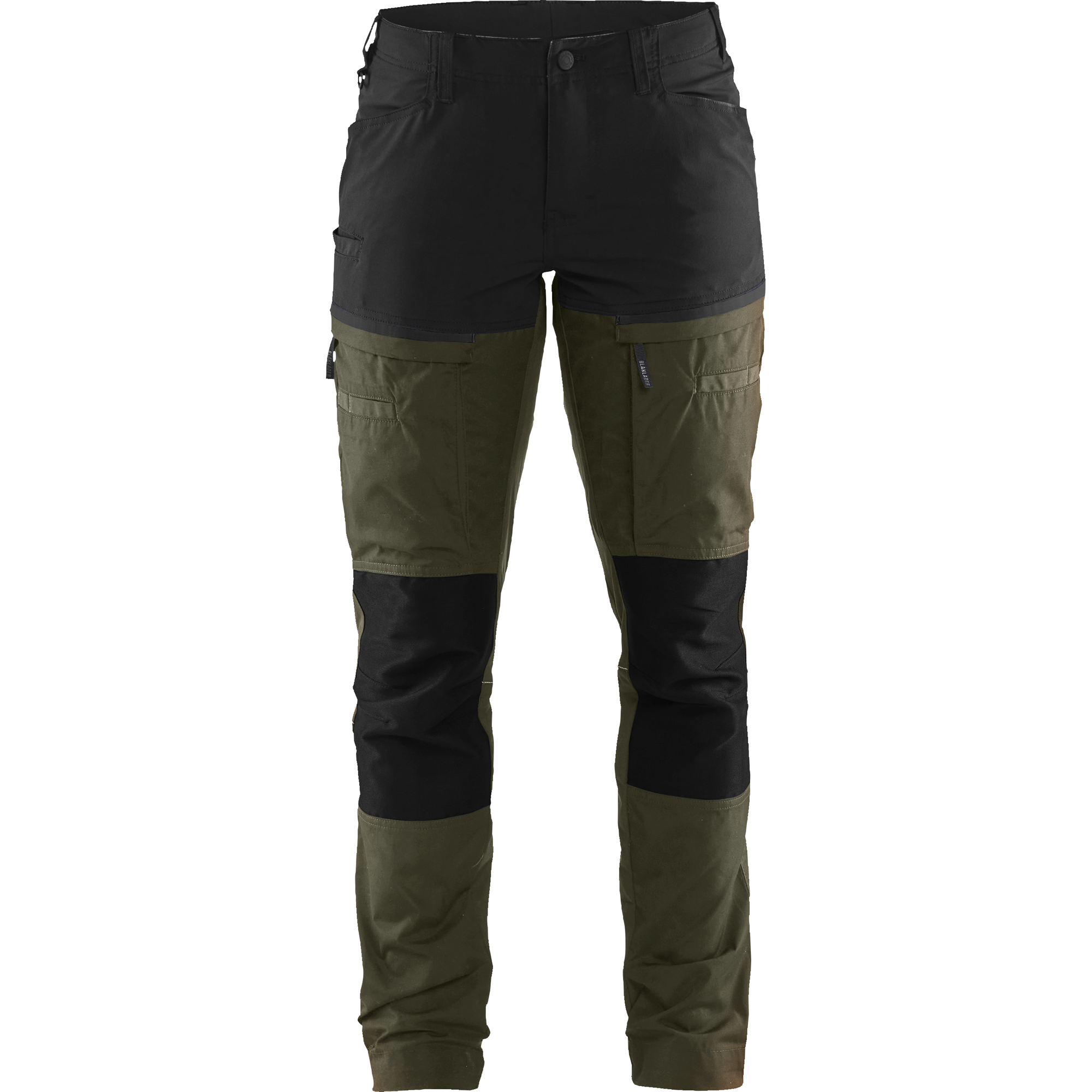 Blaklader Ladies Stretch Service Trousers, Forest Green/Black