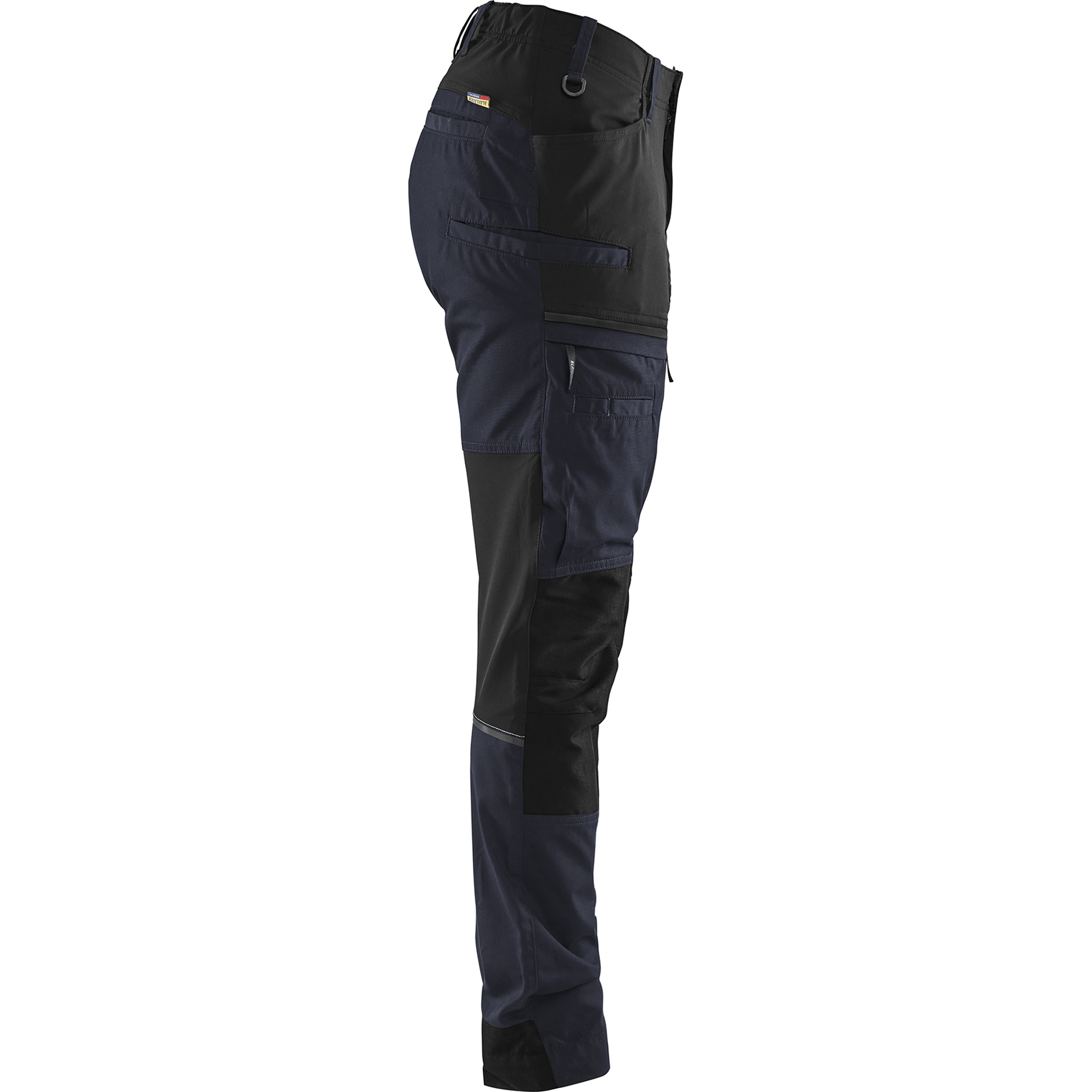 Blaklader Ladies Stretch Service Trousers, Dark Navy/Black (2)