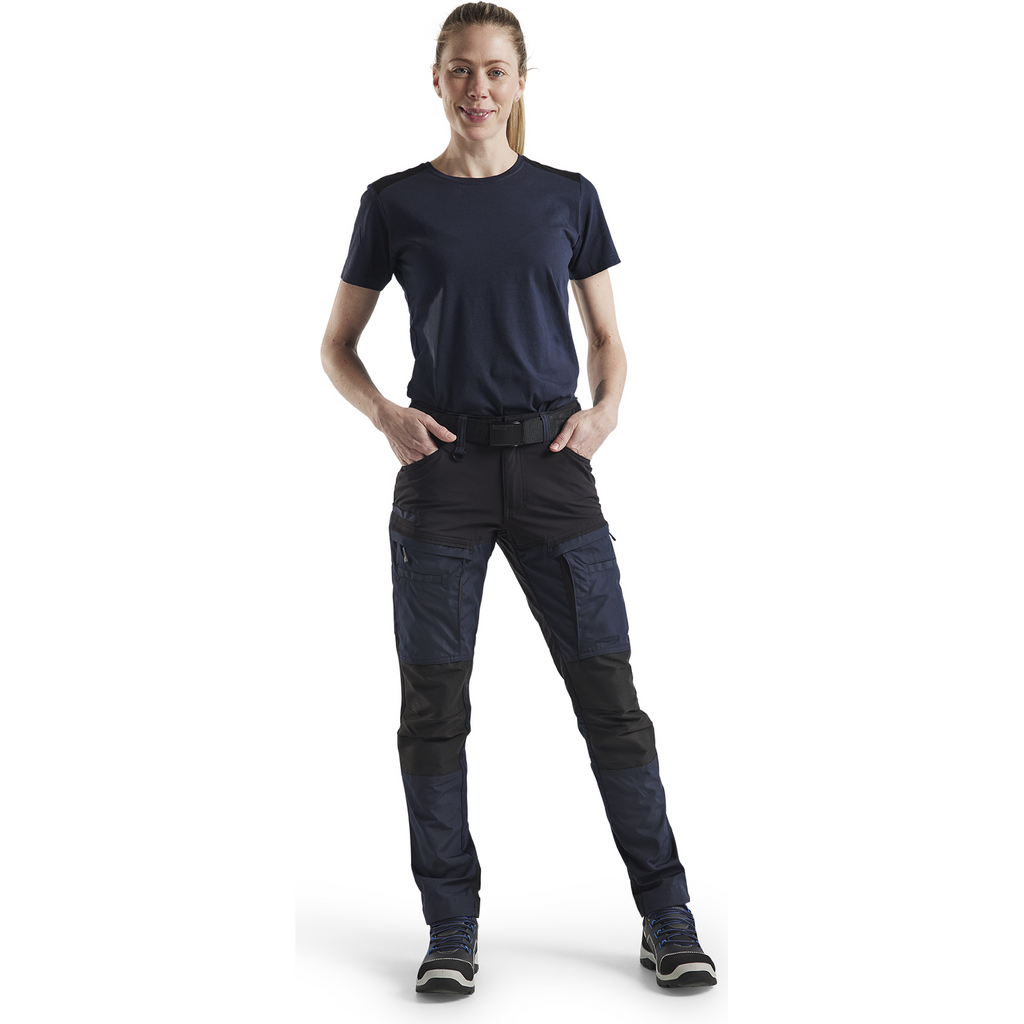 Blaklader Ladies Stretch Service Trousers, Dark Navy/Black (5)