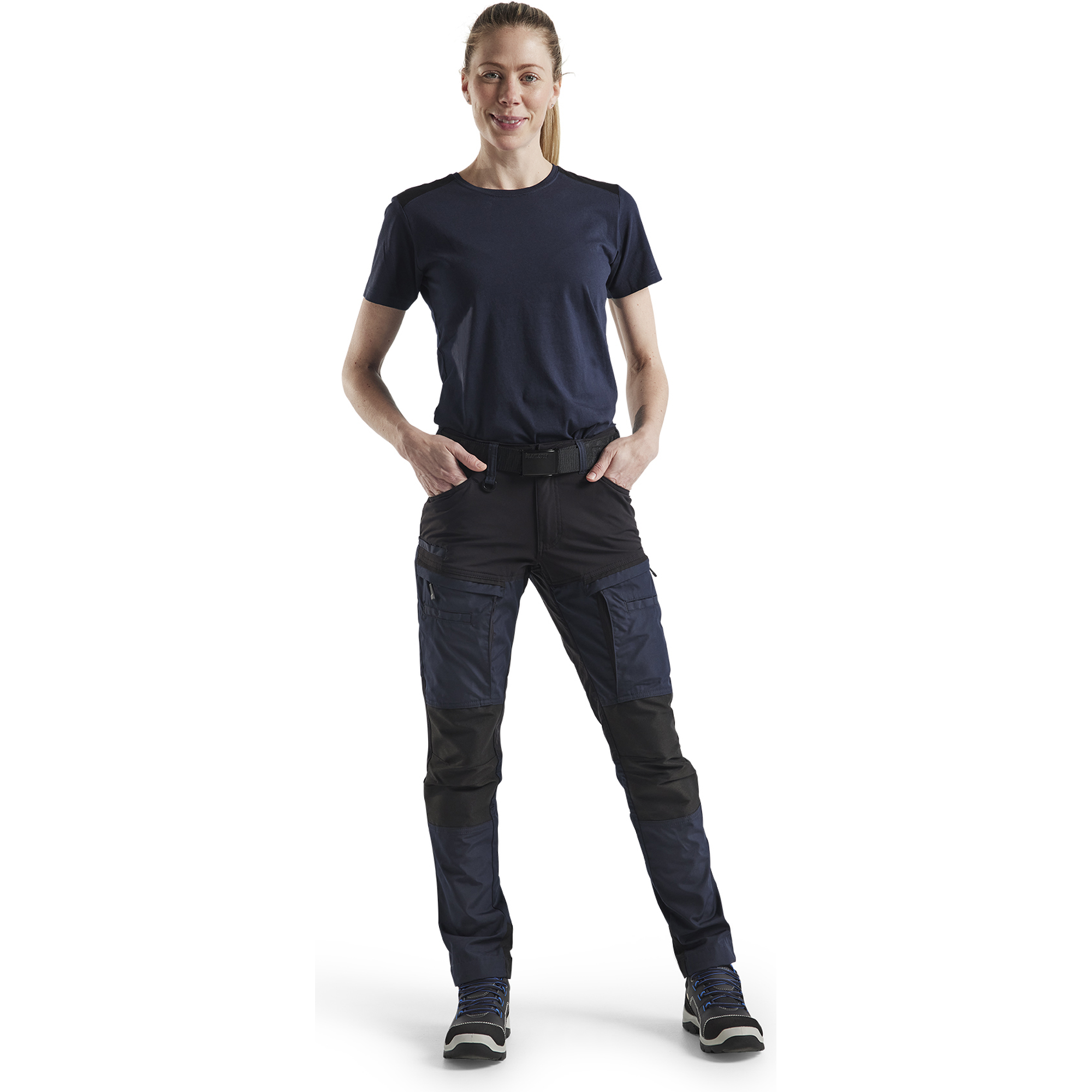Blaklader Ladies Stretch Service Trousers, Dark Navy/Black (5)