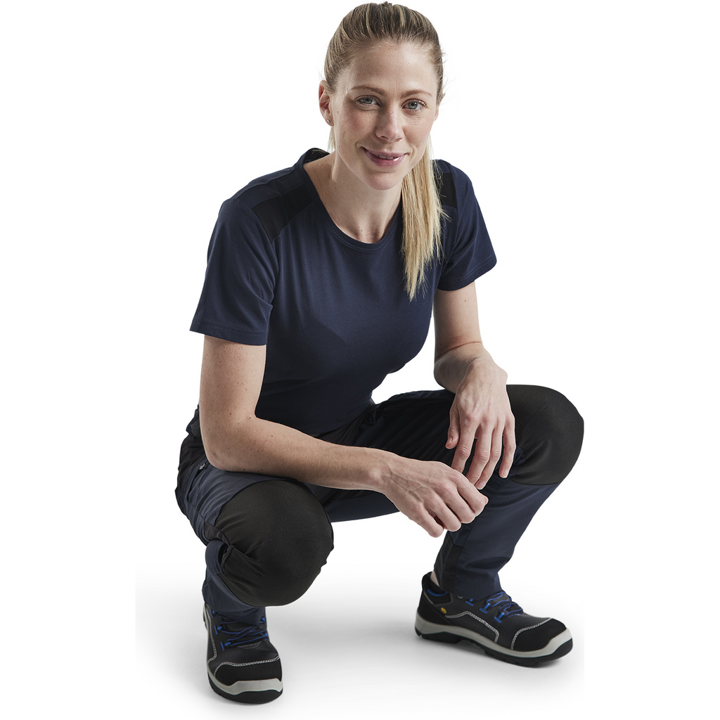 Blaklader Ladies Stretch Service Trousers, Dark Navy/Black (6)