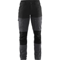 Blaklader Ladies Stretch Service Trousers, Medium Grey/Black