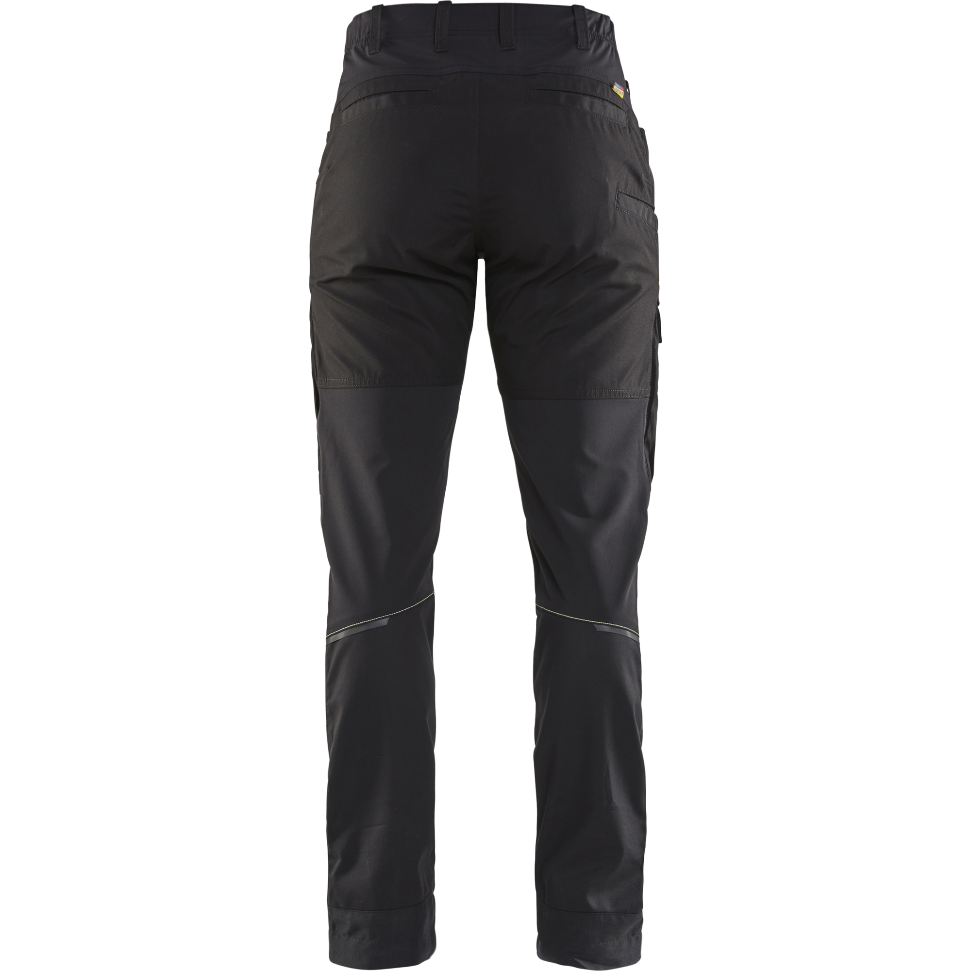 Blaklader Ladies Stretch Service Trousers, Black/Yellow (3)