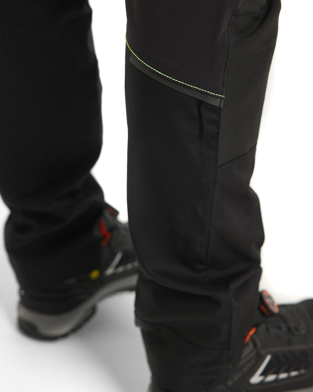 Blaklader Ladies Stretch Service Trousers, Black/Yellow (5)
