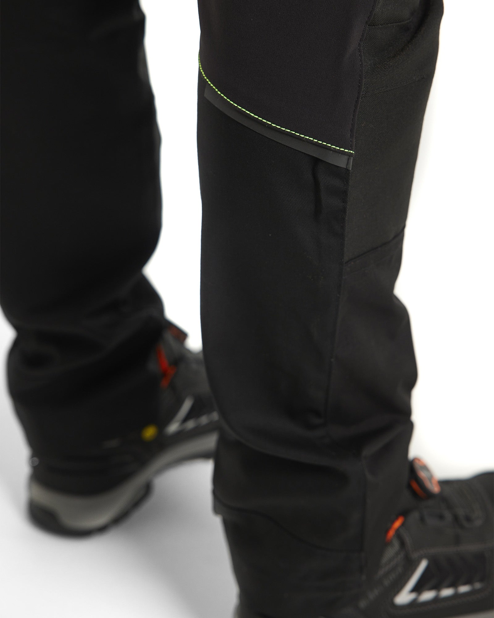 Blaklader Ladies Stretch Service Trousers, Black/Yellow (5)