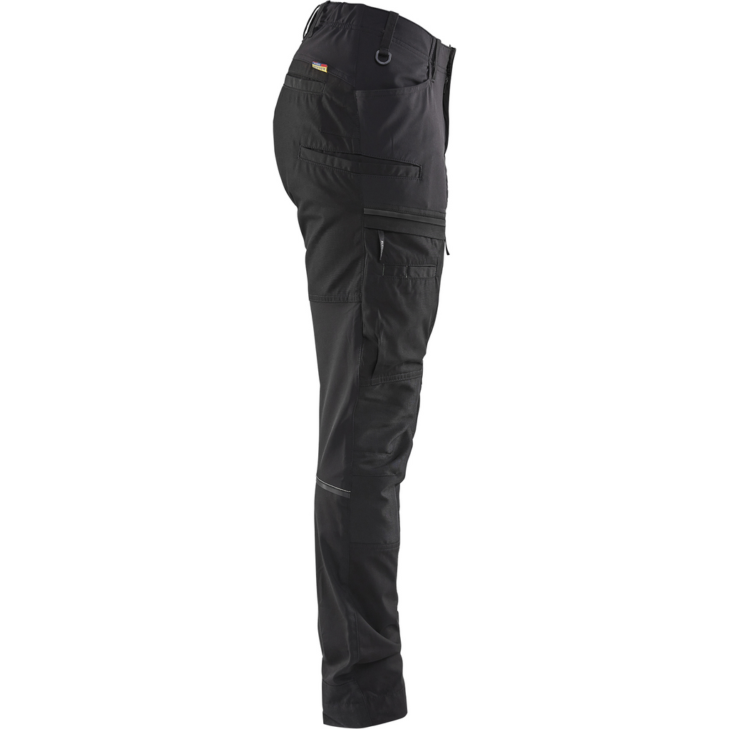 Blaklader Ladies Stretch Service Trousers, Black/Dark Grey (2)