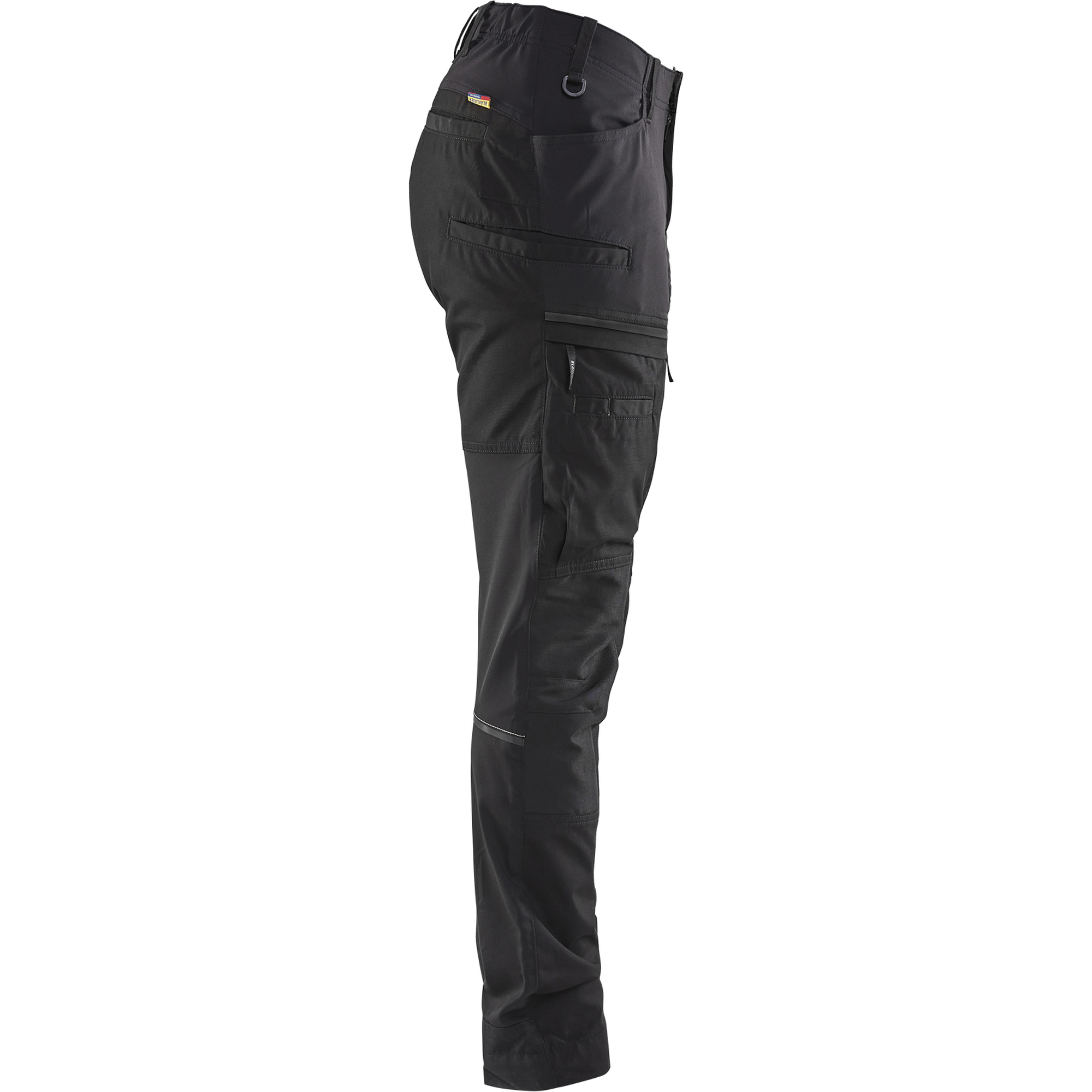 Blaklader Ladies Stretch Service Trousers, Black/Dark Grey (2)