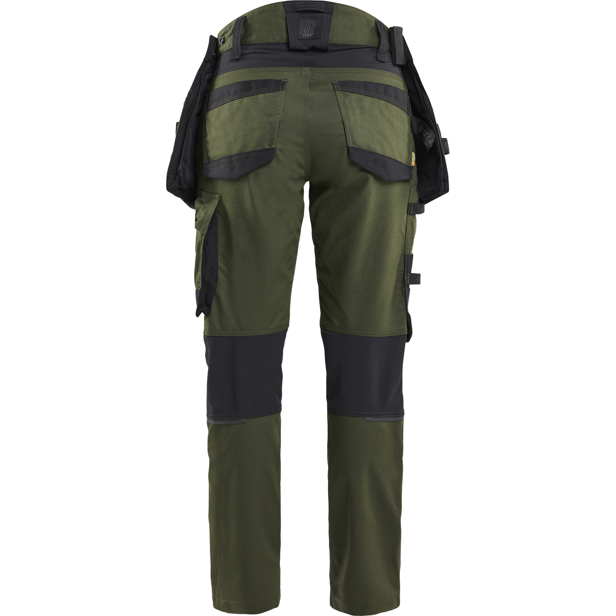 Blaklader STRIKER Ladies Stretch Craftsman Work Trousers, Forest Green/Black (4)