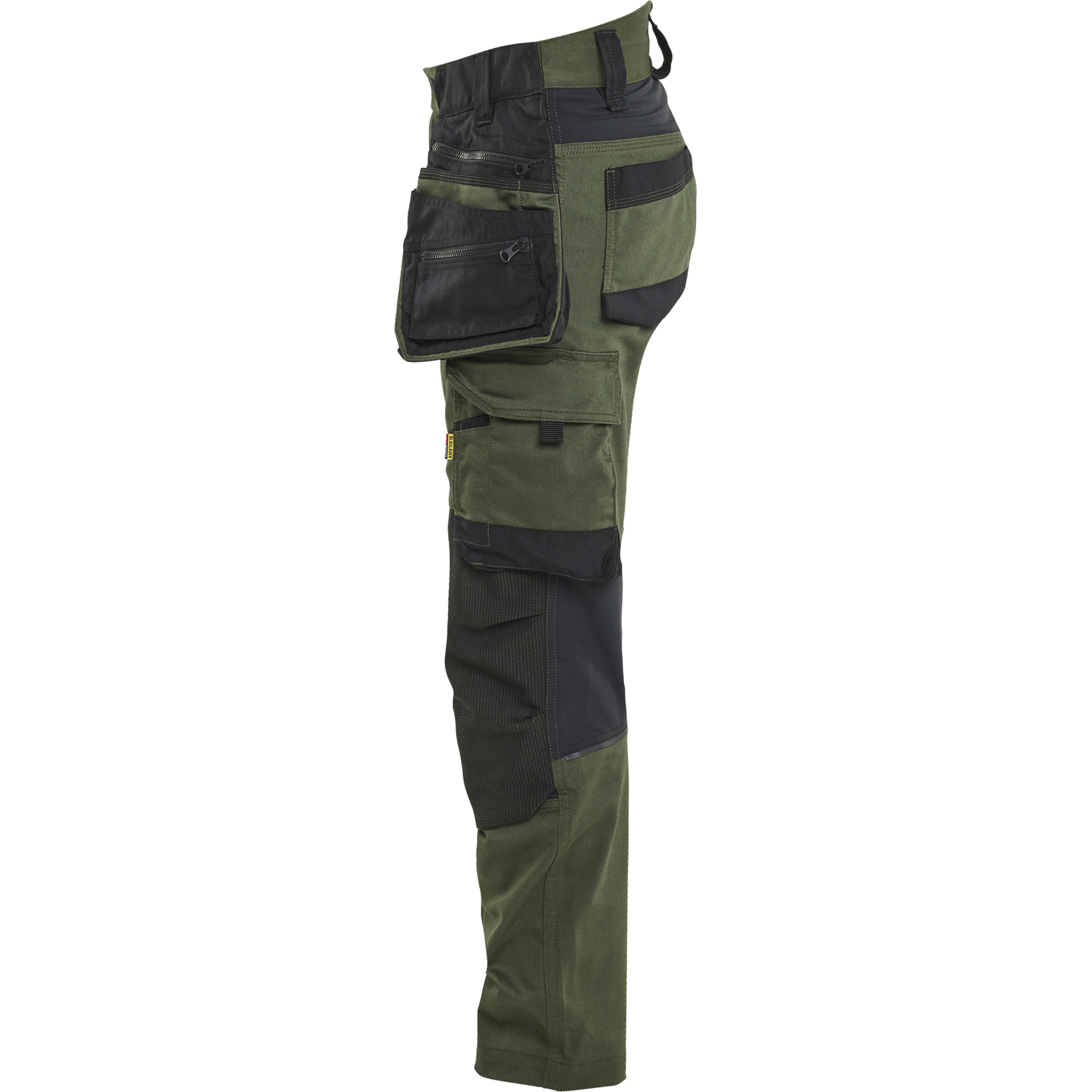 Blaklader STRIKER Ladies Stretch Craftsman Work Trousers, Forest Green/Black (3)