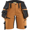 Blaklader STRIKER Ladies Stretch Craftsman Shorts, Rust/Black