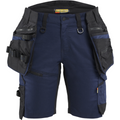 Blaklader STRIKER Ladies Stretch Craftsman Shorts, Dark Navy/Black