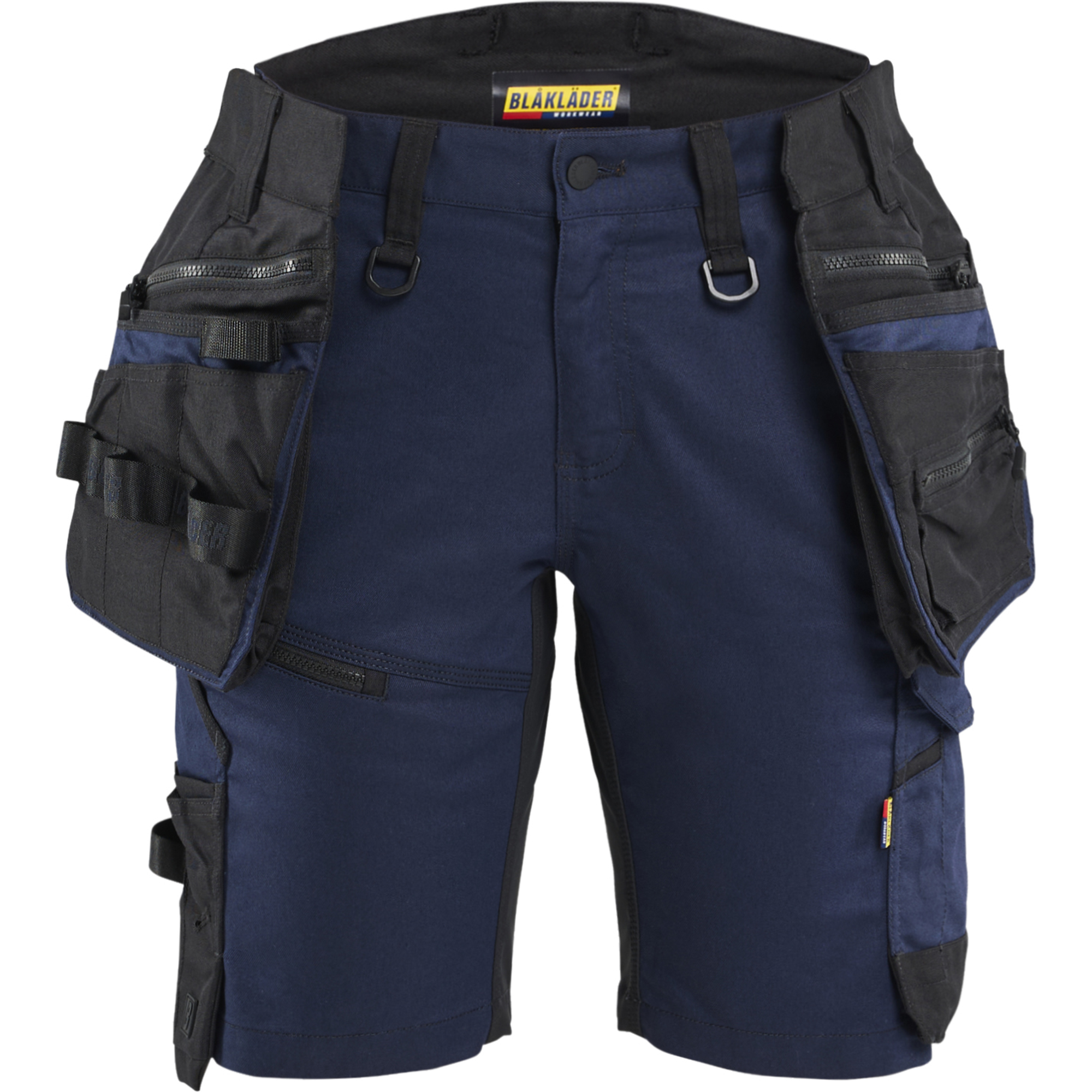 Blaklader STRIKER Ladies Stretch Craftsman Shorts, Dark Navy/Black