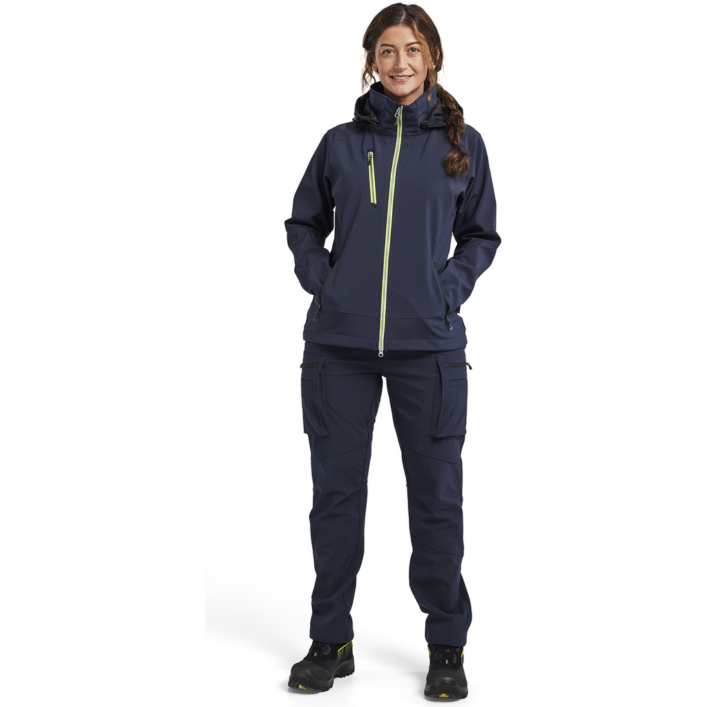 Blaklader Women's Softshell Winter Trousers, Dark Navy (5)
