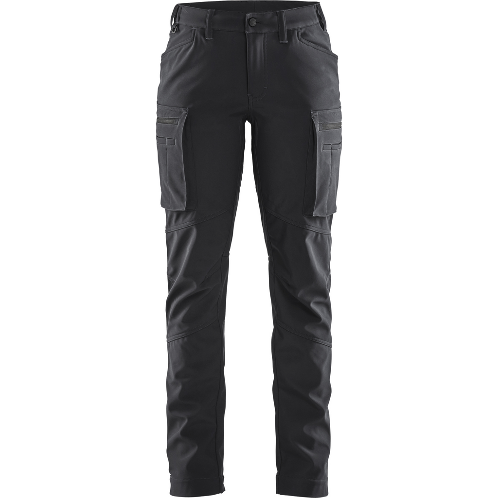 Blaklader Ladies Softshell Winter Trousers, Black