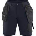 Blaklader Ladies 4-Way Stretch Craftsman Shorts, Dark Navy/Black