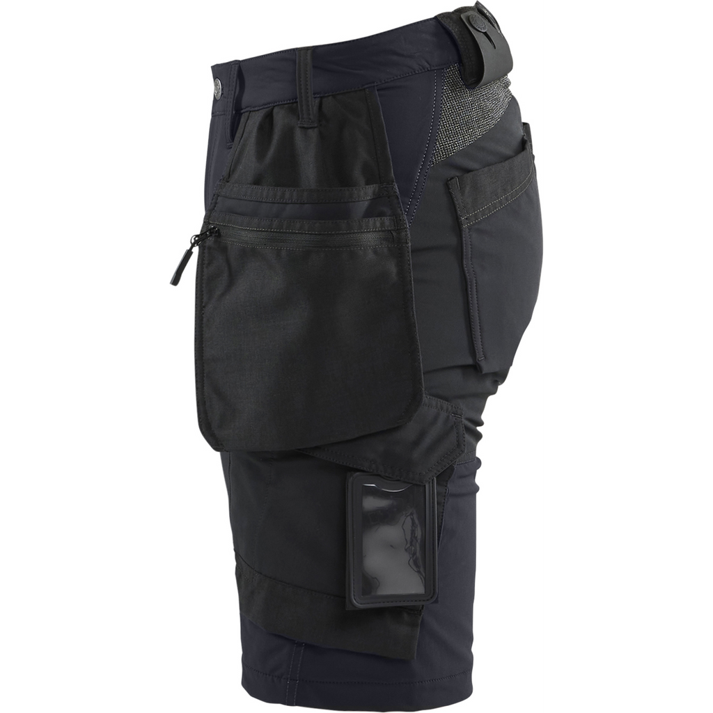 Blaklader Ladies 4-Way Stretch Craftsman Shorts, Dark Navy/Black (3)