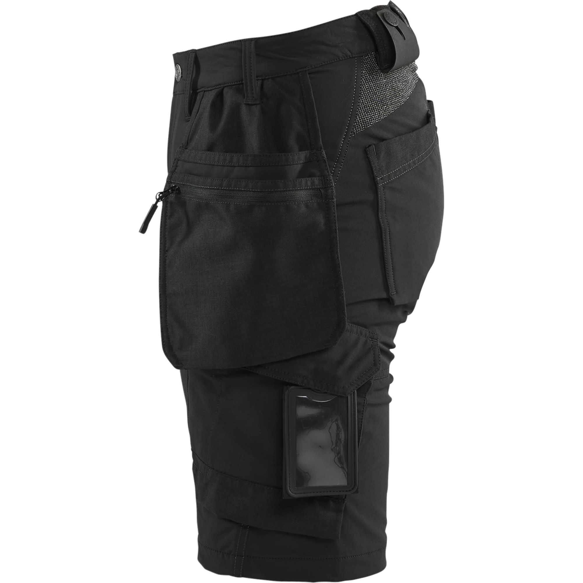 Blaklader Ladies 4-Way Stretch Craftsman Shorts, Black/Dark Grey (3)