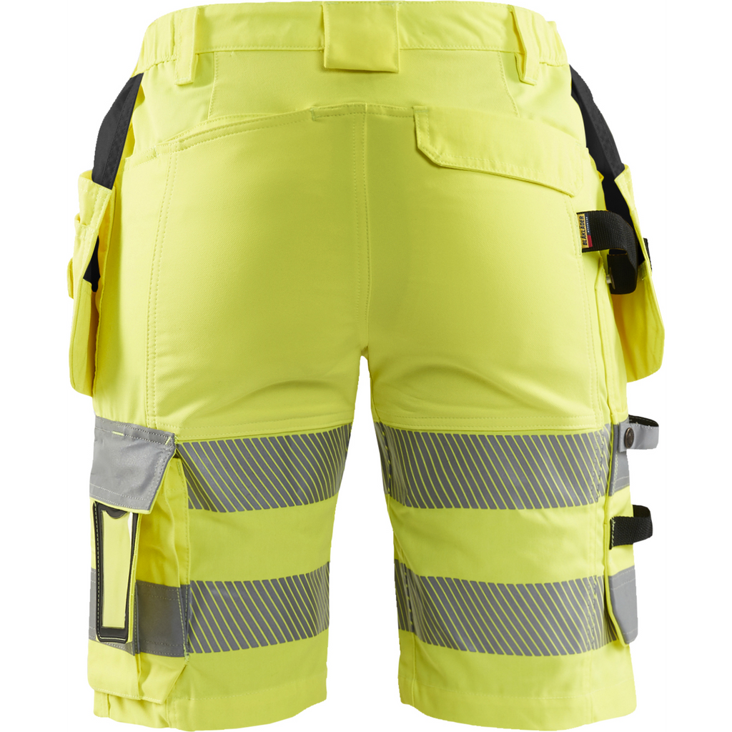 Blaklader Ladies' High Vis Stretch Shorts, Yellow (4)