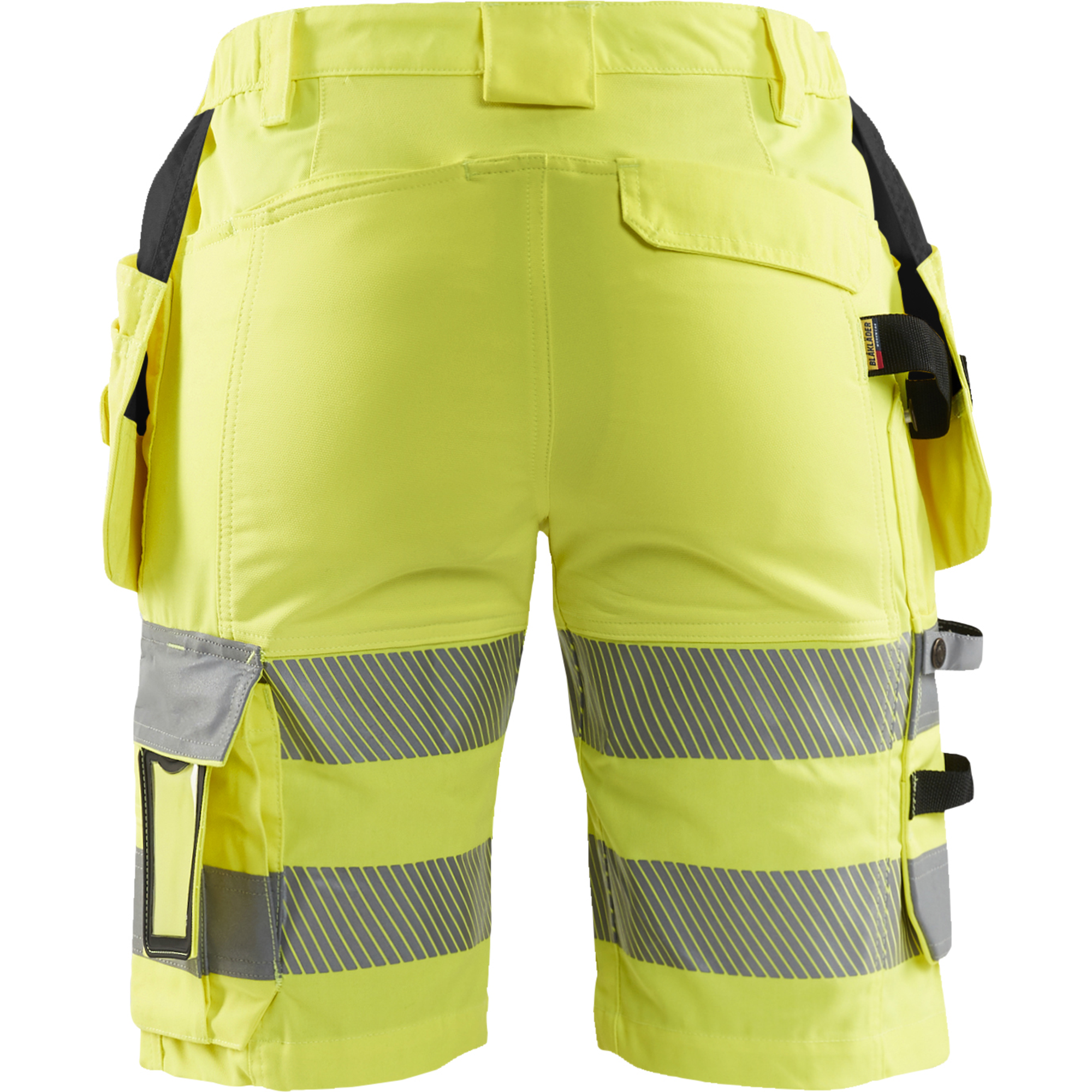Blaklader Ladies' High Vis Stretch Shorts, Yellow (4)