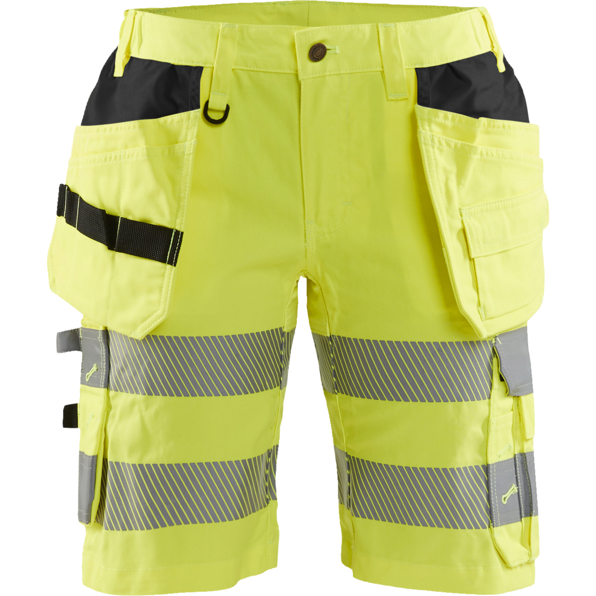 Blaklader Ladies' High Vis Stretch Shorts, Yellow