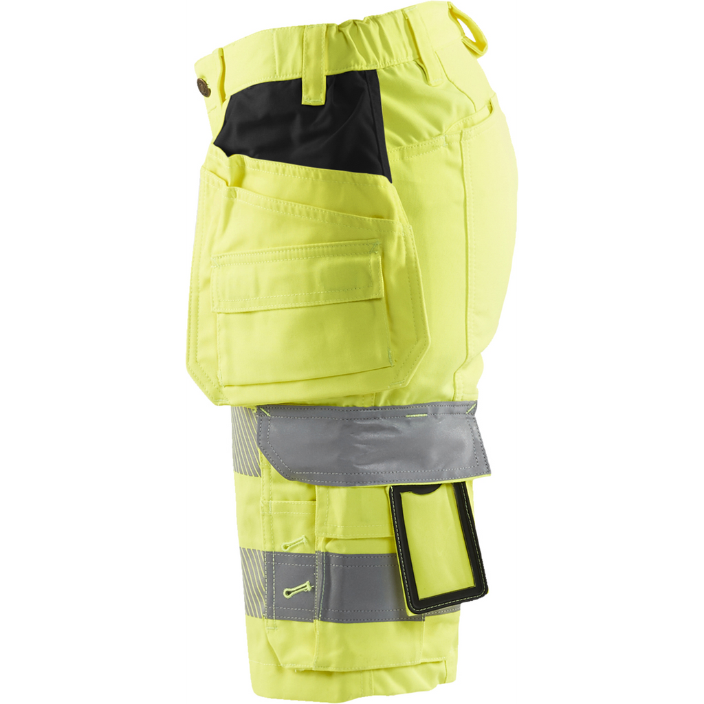 Blaklader Ladies' High Vis Stretch Shorts, Yellow (3)