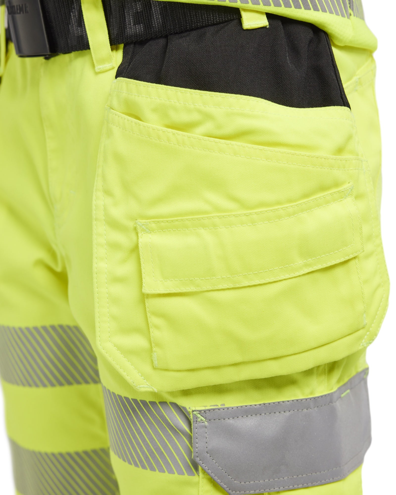Blaklader Ladies' High Vis Stretch Shorts, Yellow (7)