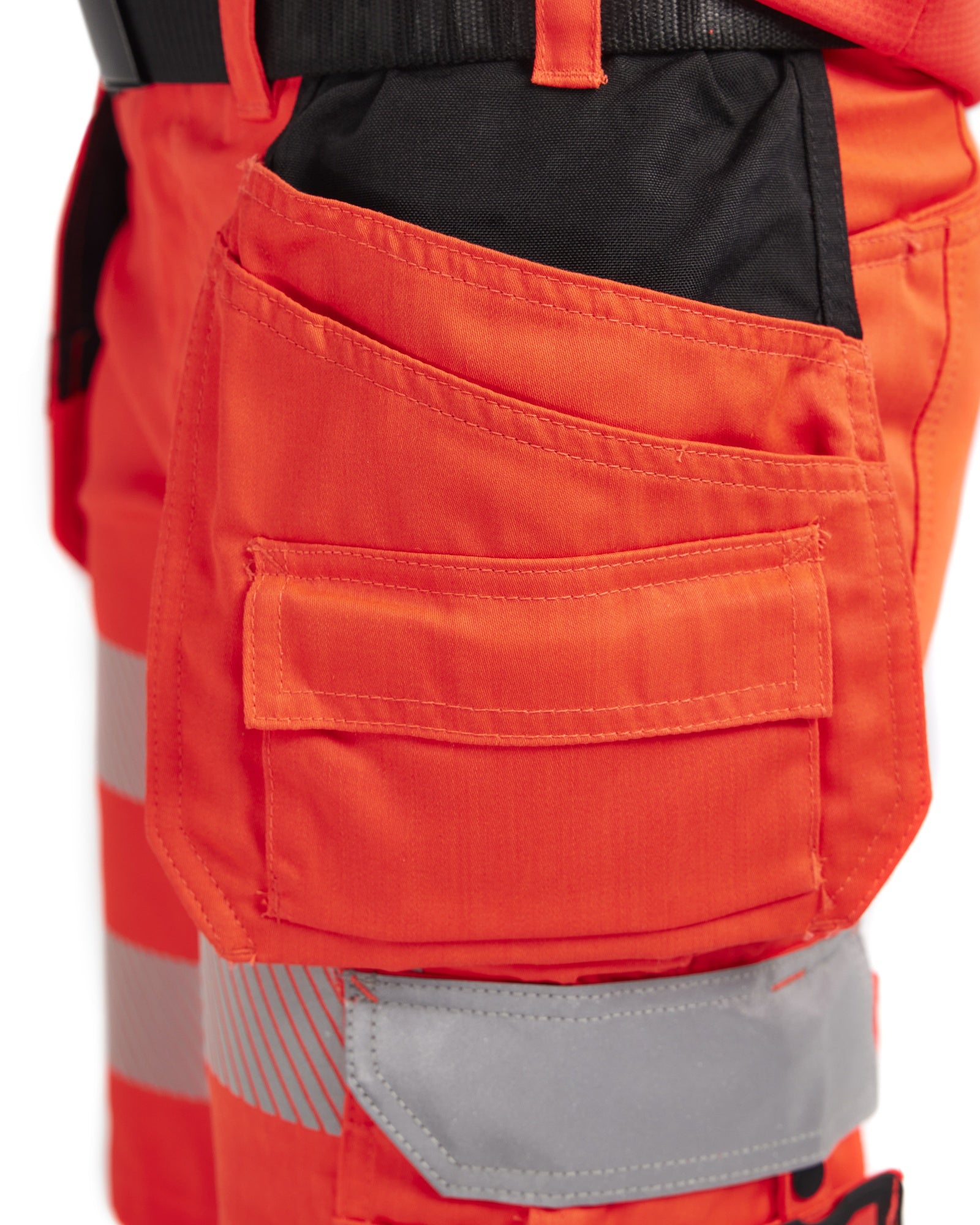 Blaklader Ladies High Vis Stretch Shorts, Red (7)