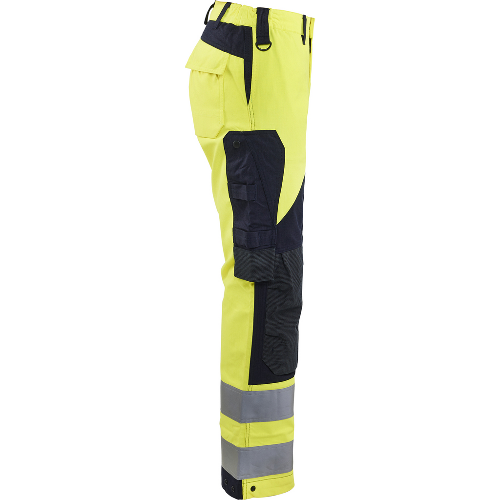 Blaklader Ladies Multi-Norm Work Trousers, Yellow/Navy (2)