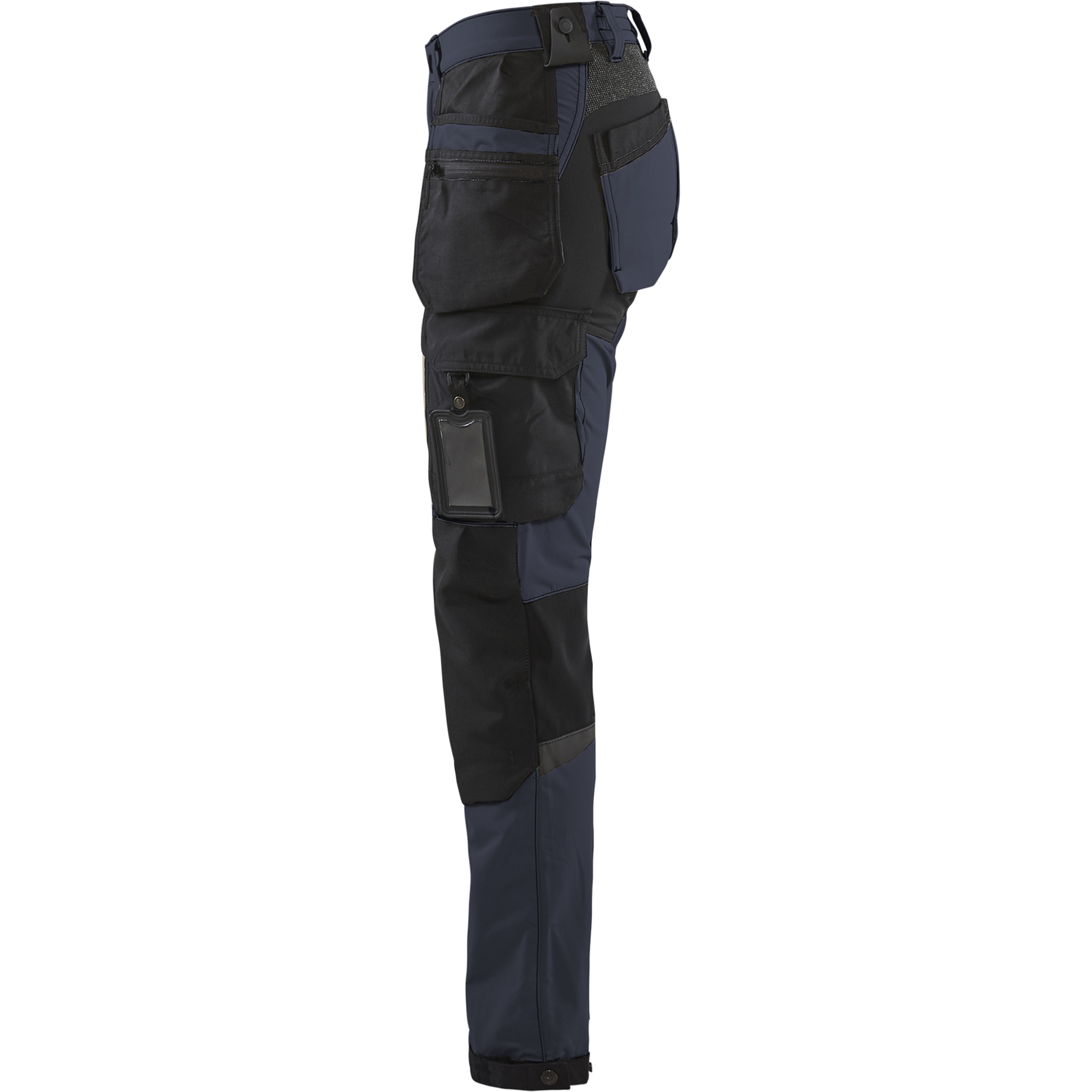 Blaklader Women's 4-Way Stretch Craftsman Work Trousers, Dark Navy/Black (3)