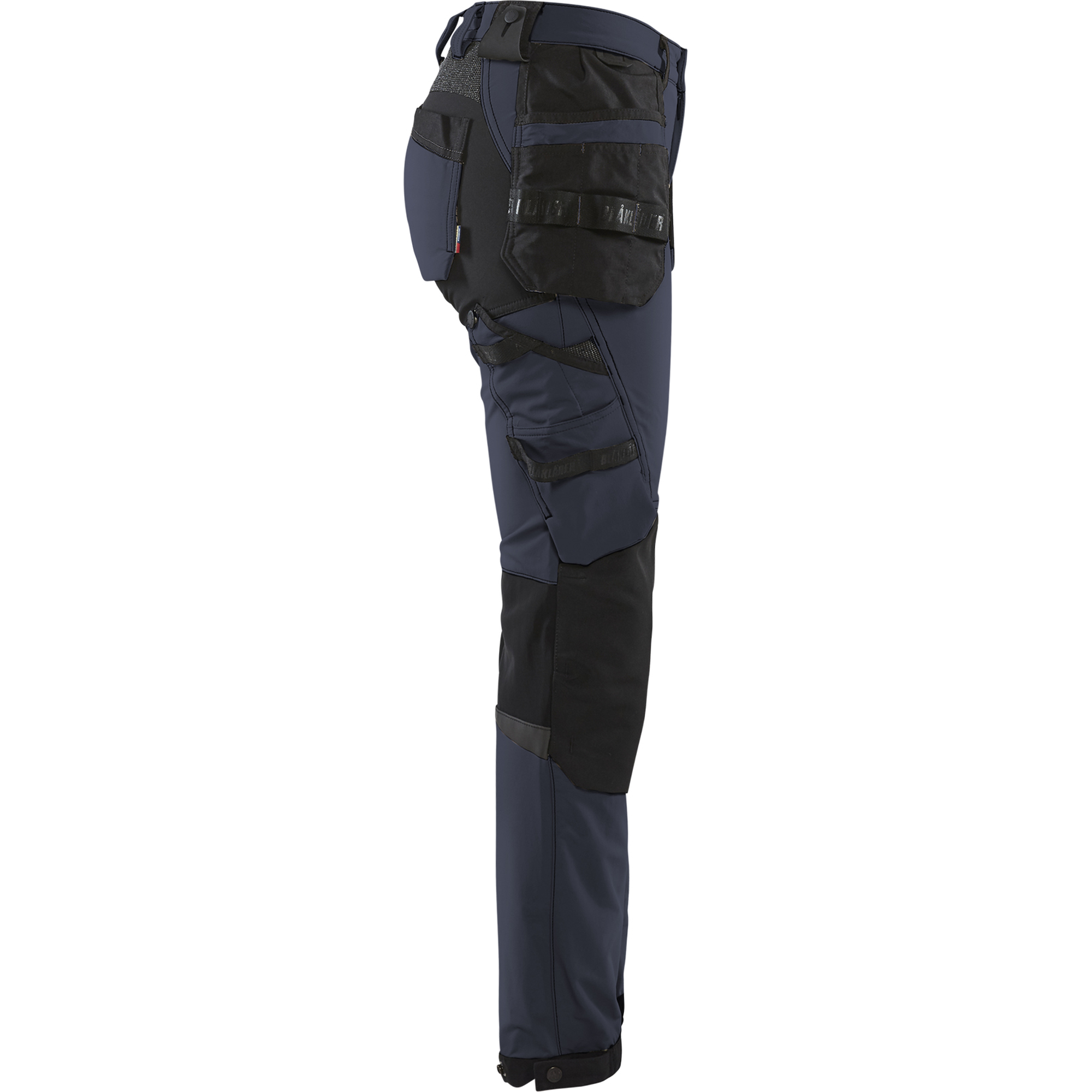 Blaklader Women's 4-Way Stretch Craftsman Work Trousers, Dark Navy/Black (2)