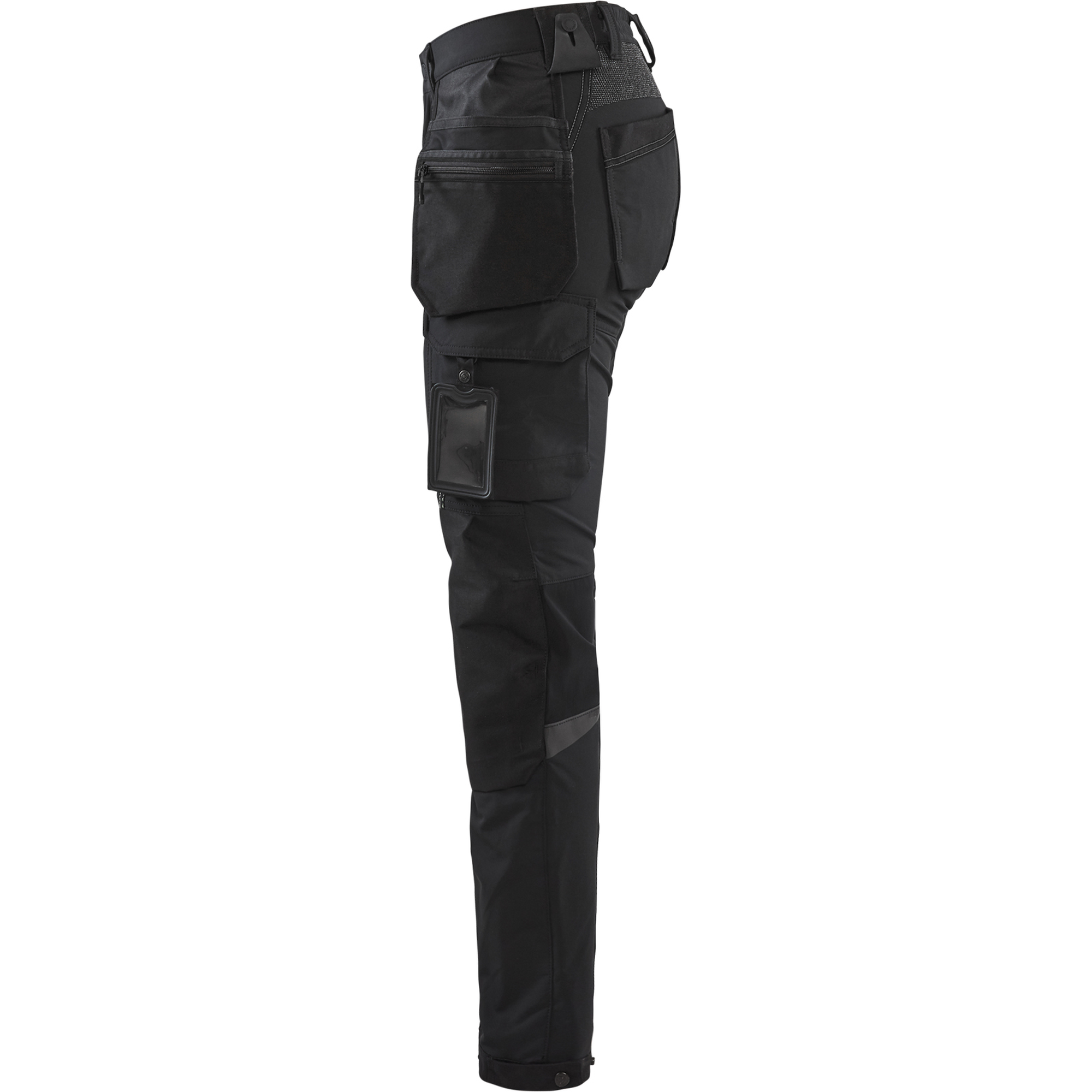 Blaklader Ladies 4-Way Stretch Craftsman Work Trousers, Black/Dark Grey (3)