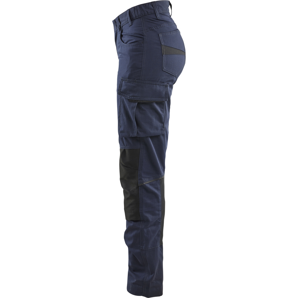 Blaklader Ladies Stretch Work Trousers, Dark Navy/Black (3)