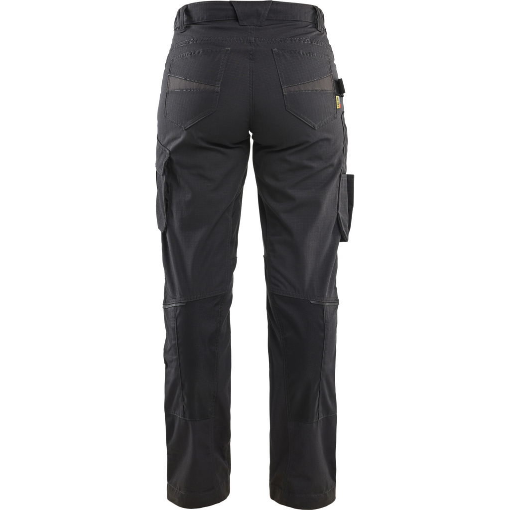 Blaklader Ladies Stretch Work Trousers, Black/Dark Grey (4)