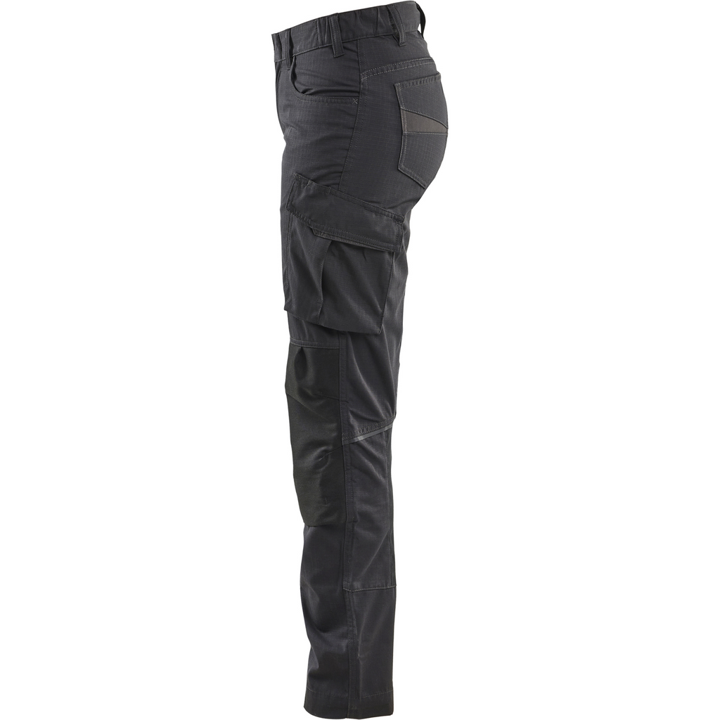 Blaklader Ladies Stretch Work Trousers, Black/Dark Grey (3)