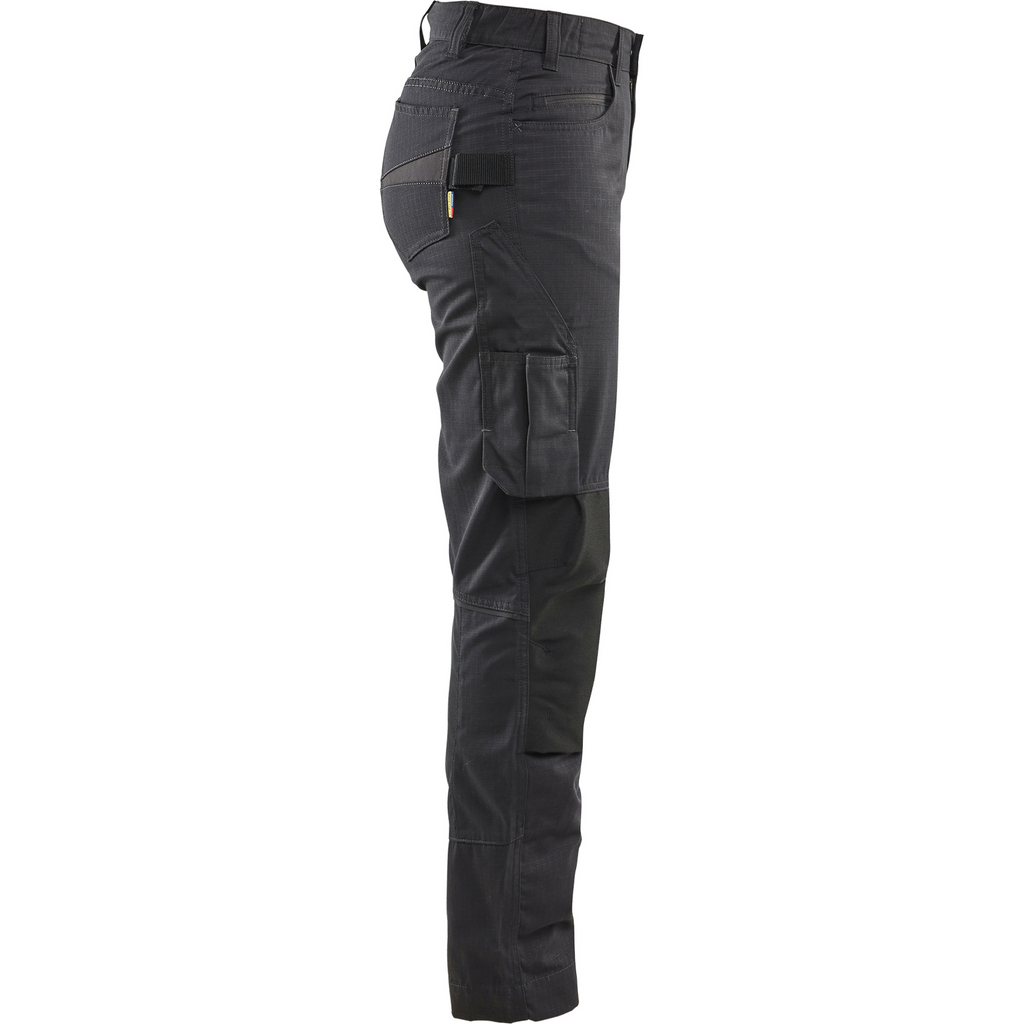 Blaklader Ladies Stretch Work Trousers, Black/Dark Grey (2)