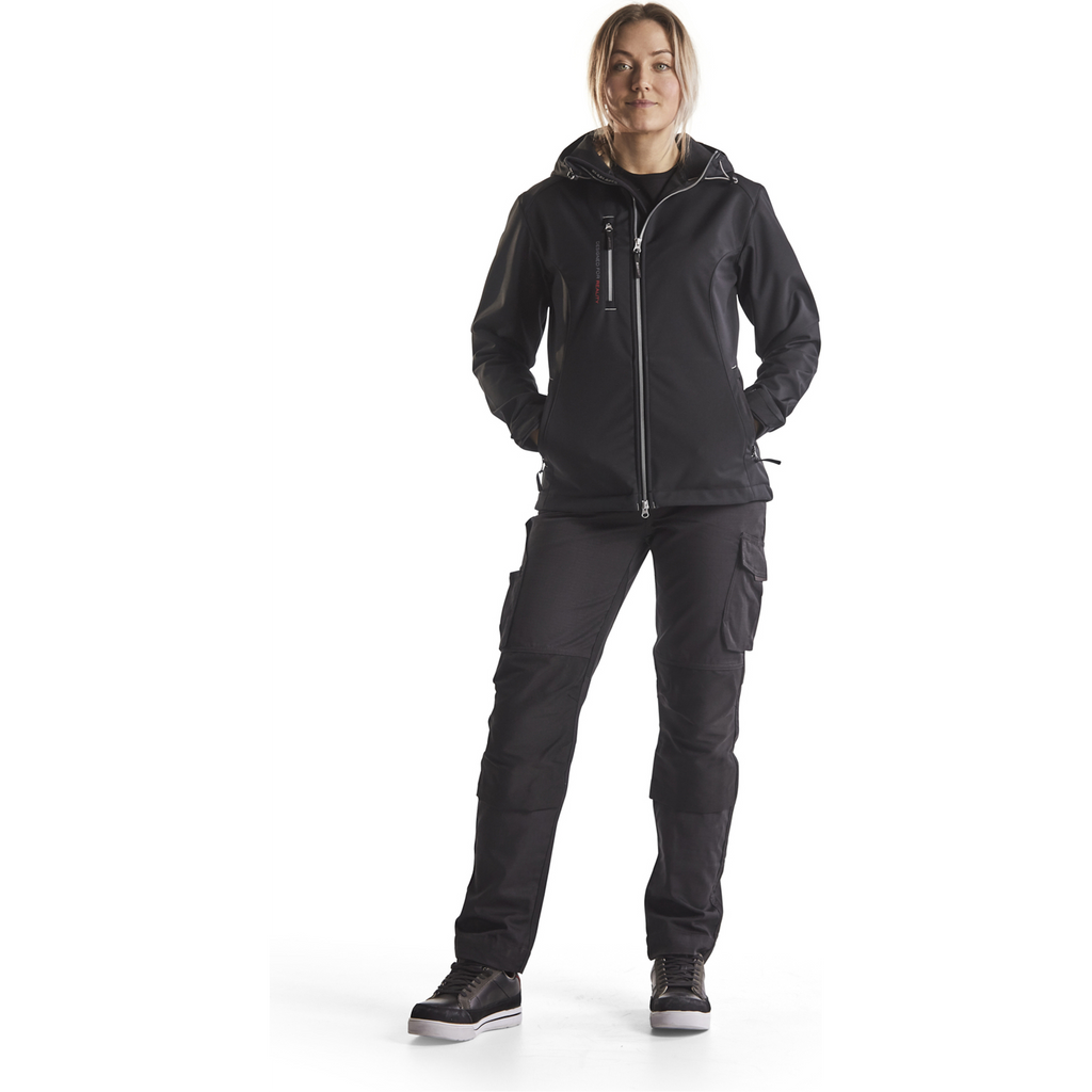 Blaklader Ladies Stretch Work Trousers, Black/Dark Grey (5)