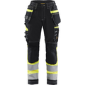 Blaklader High Vis Damen Stretch Arbeitshose, Schwarz/Gelb
