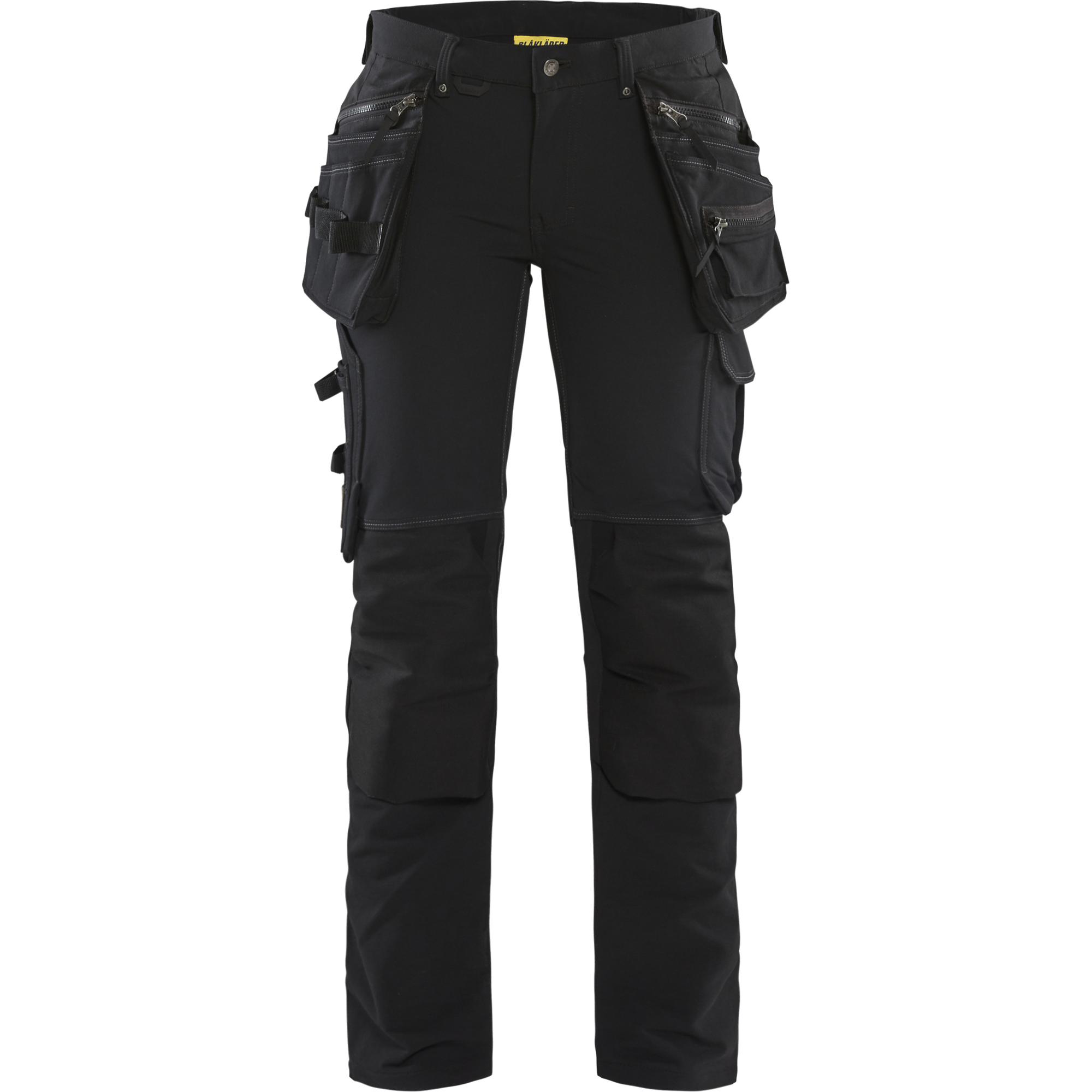 Blaklader Ladies 4-Way Stretch Craftsman Work Trousers, Black