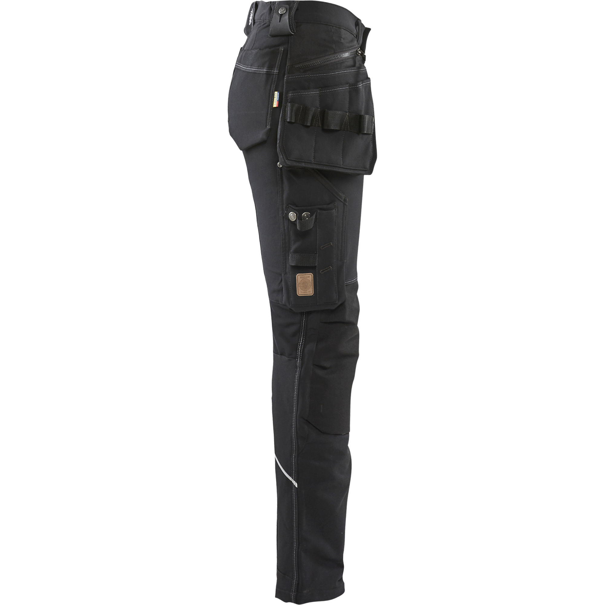 Blaklader Ladies 4-Way Stretch Craftsman Work Trousers, Black (2)
