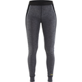 Blaklader Ladies Warm Merino Wool Long Johns, Mid Grey/Black