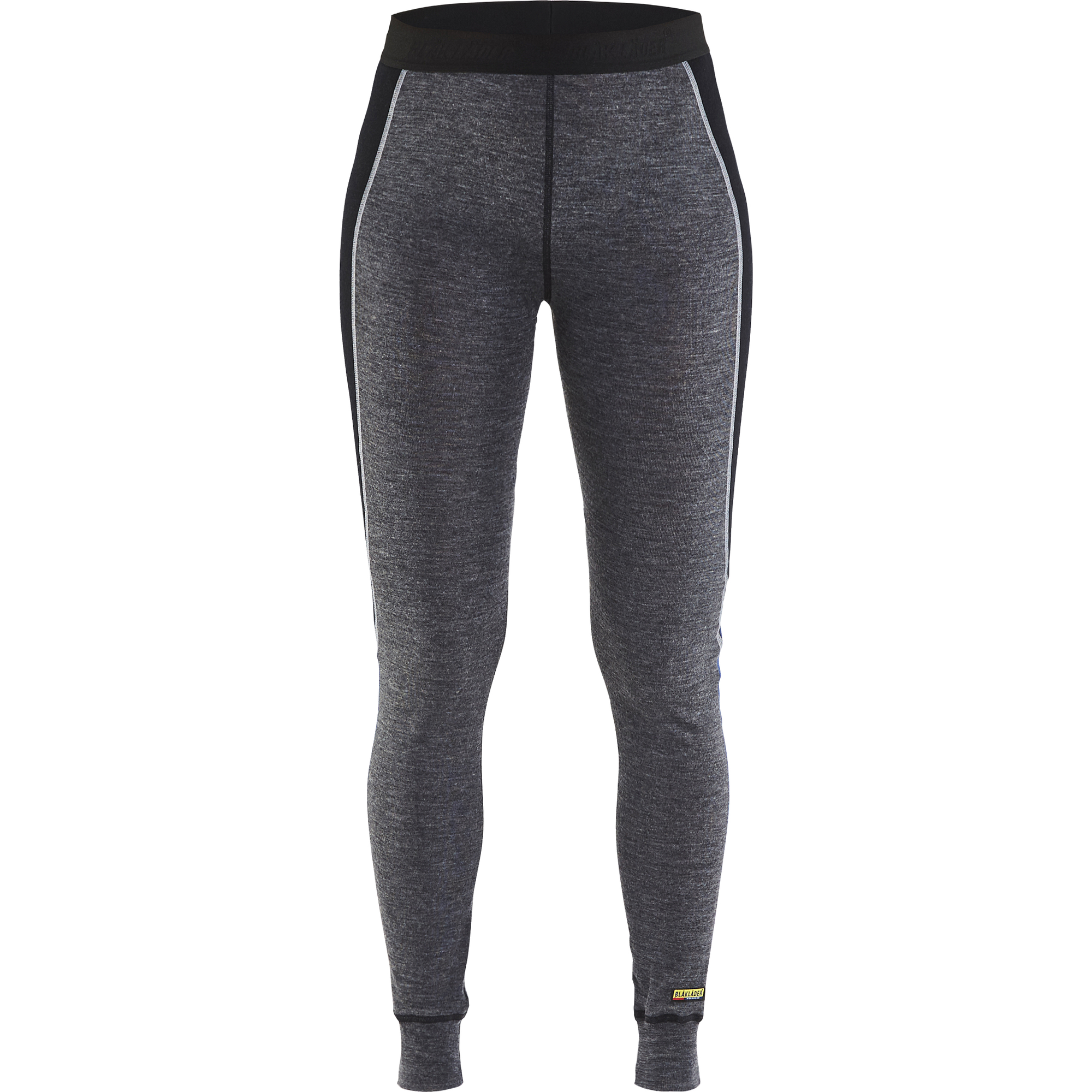 Blaklader Ladies Warm Merino Wool Long Johns, Mid Grey/Black