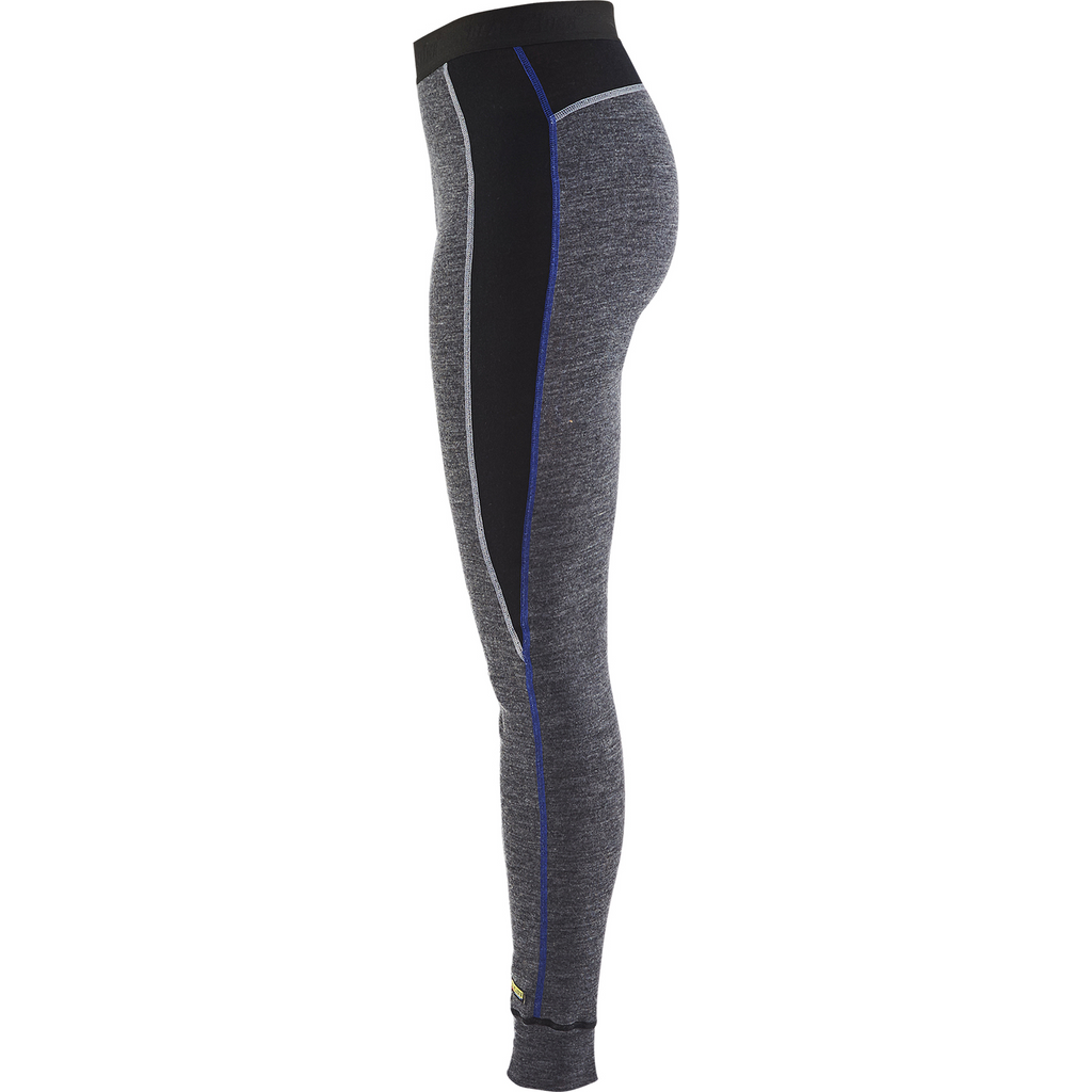 Blaklader Ladies Warm Merino Wool Long Johns, Mid Grey/Black (3)