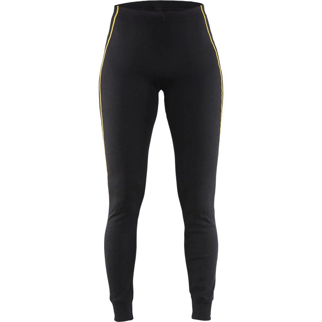 Blaklader Damen Merinowolle Flammschutz Unterhose, Schwarz