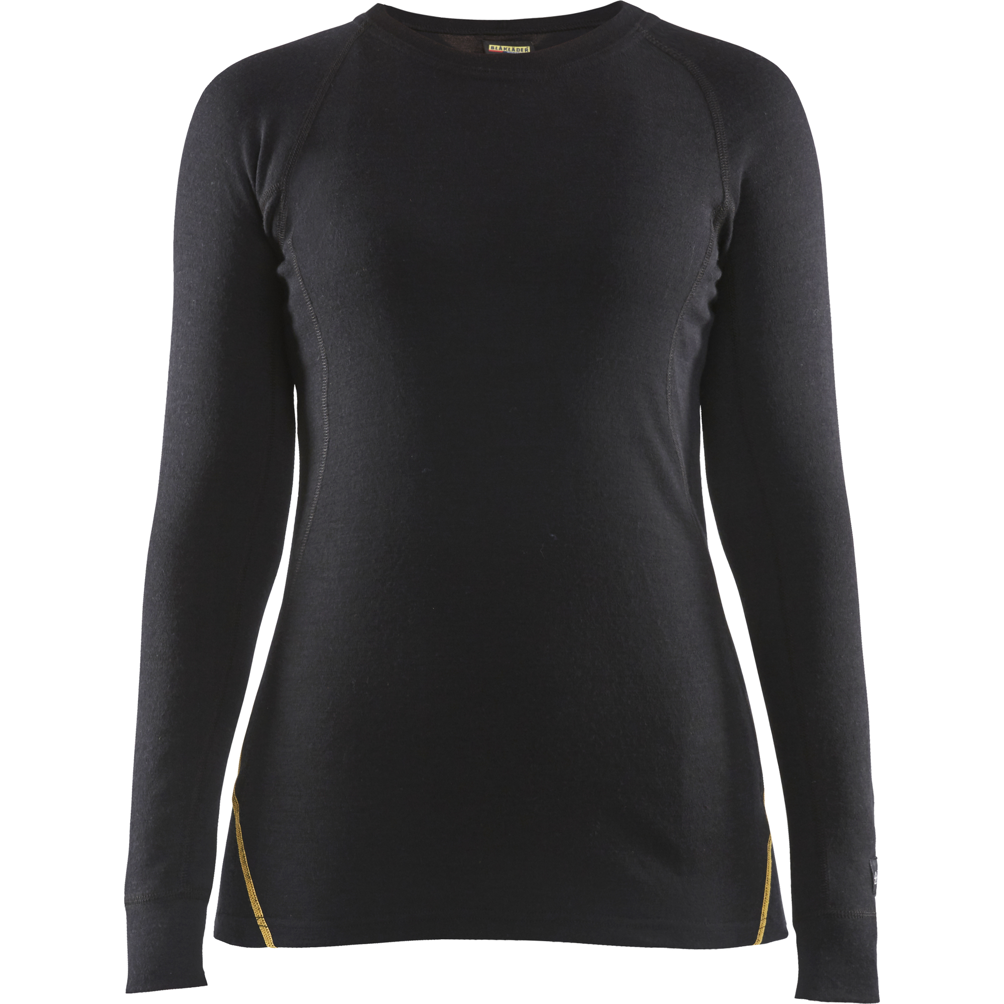 Blaklader Women's Merino Wool Flame Resistant Thermal Shirt, Black