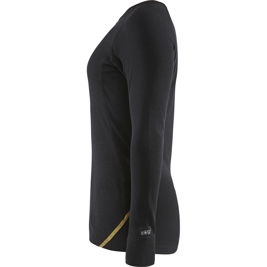 Blaklader Women's Merino Wool Flame Resistant Thermal Shirt, Black (2)