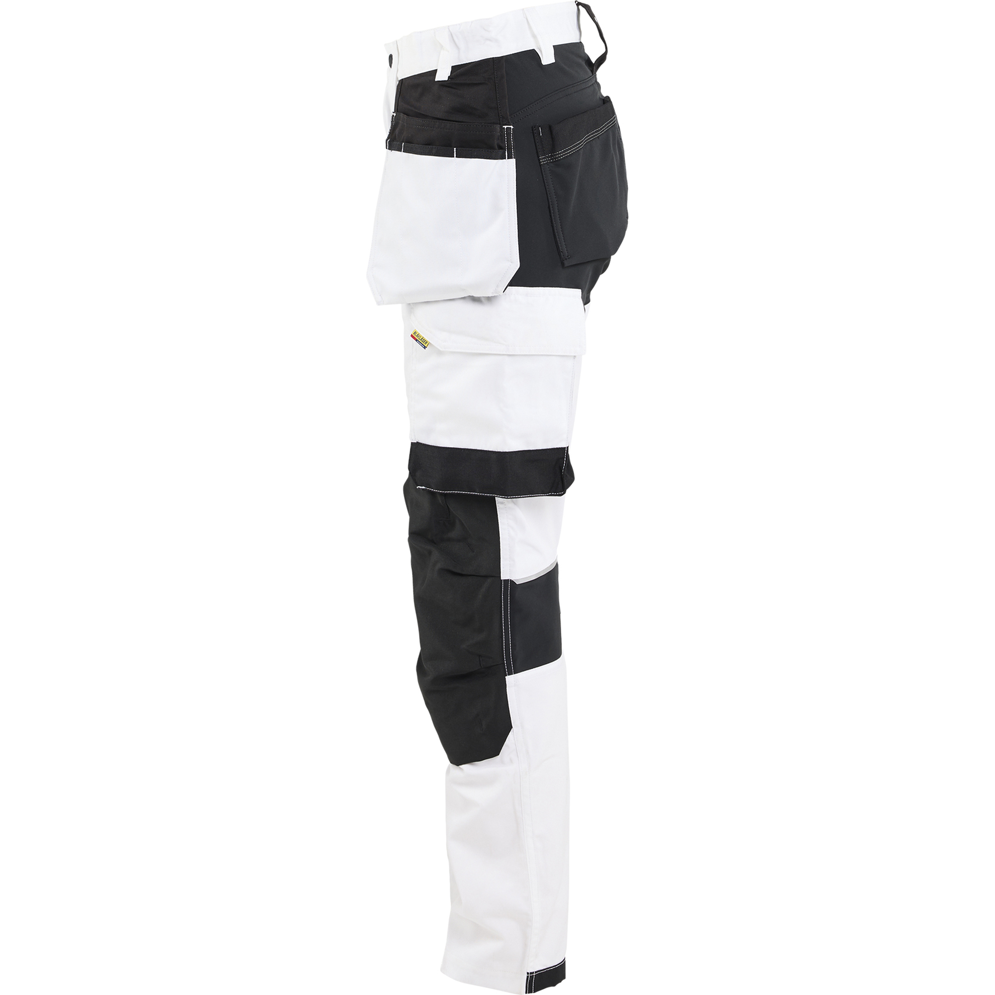 Blaklader Ladies Stretch Painter Trousers, White/Black (3)