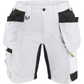 Blaklader Women's Stretch Painter Shorts, White/Black