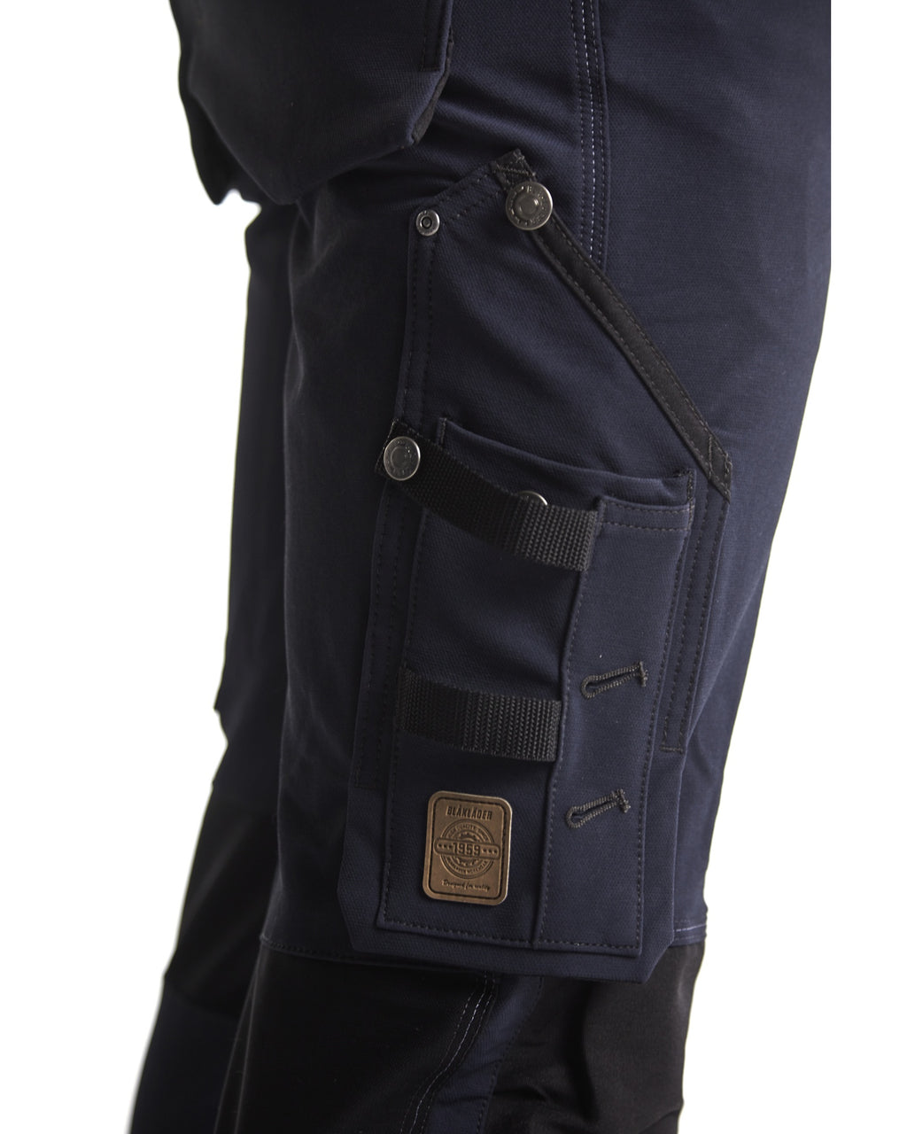 Blaklader X1900 4-Way Stretch Craftsman Work Trousers, Dark Navy/Black (7)