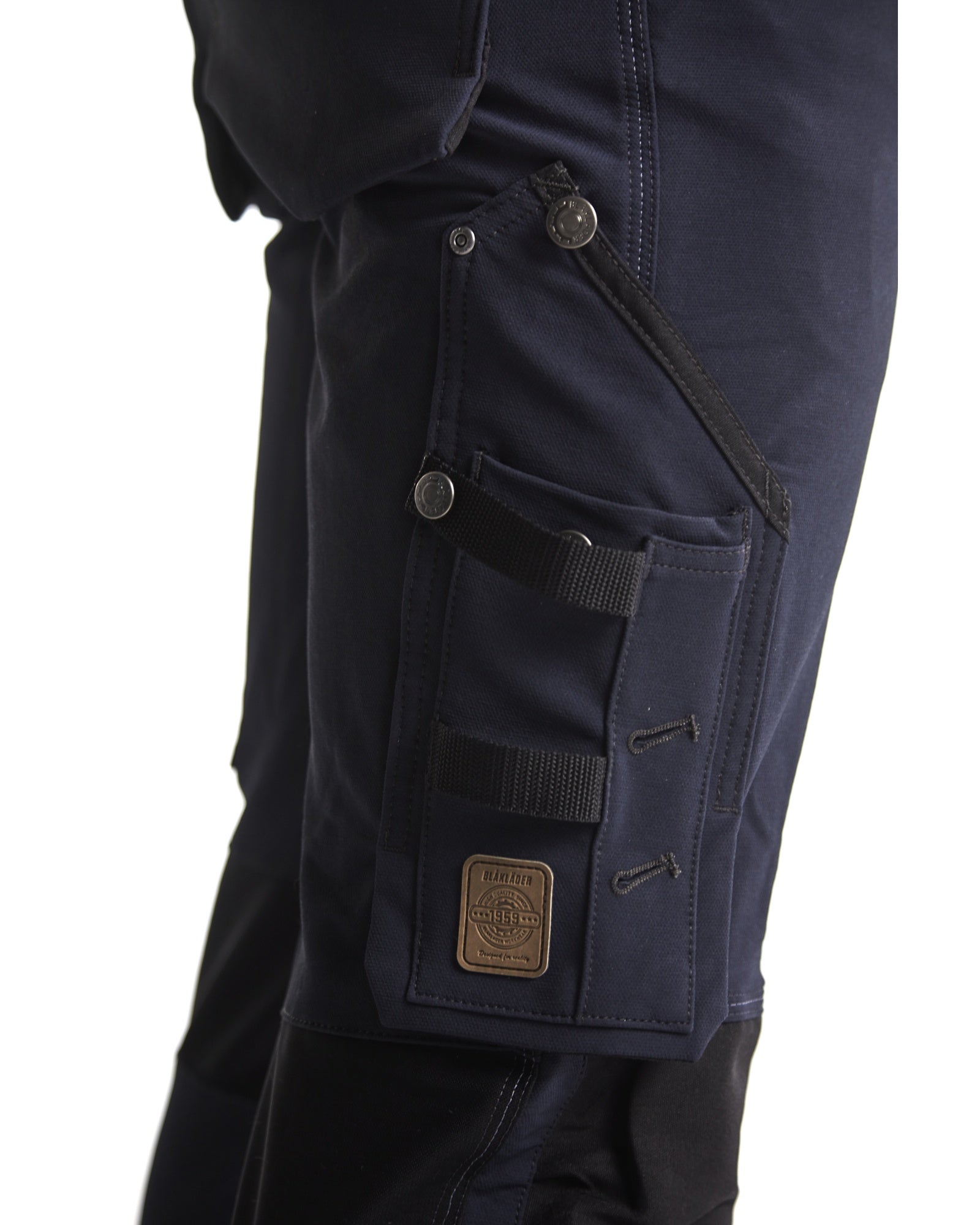 Blaklader X1900 4-Way Stretch Craftsman Work Trousers, Dark Navy/Black (7)
