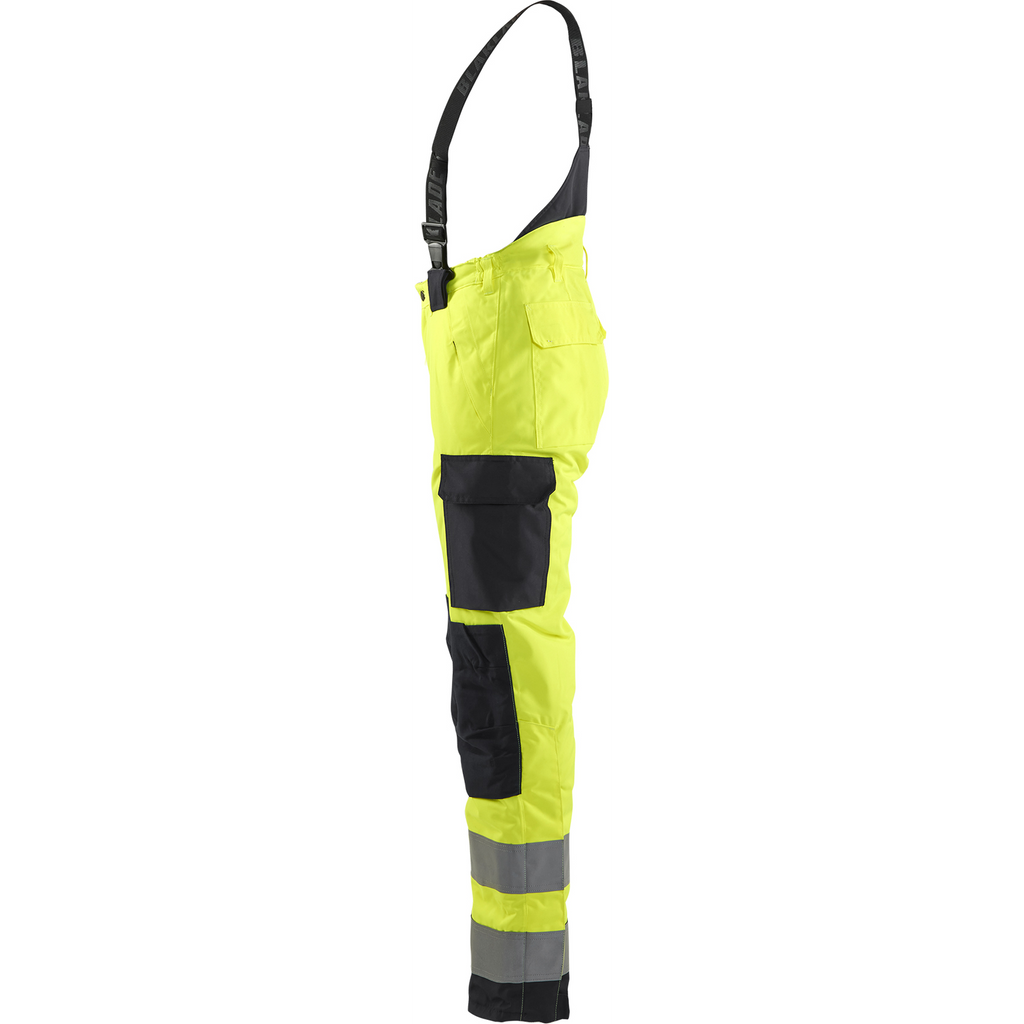 Blaklader High Vis Ladies Winter Work Trousers, Yellow/Black (3)